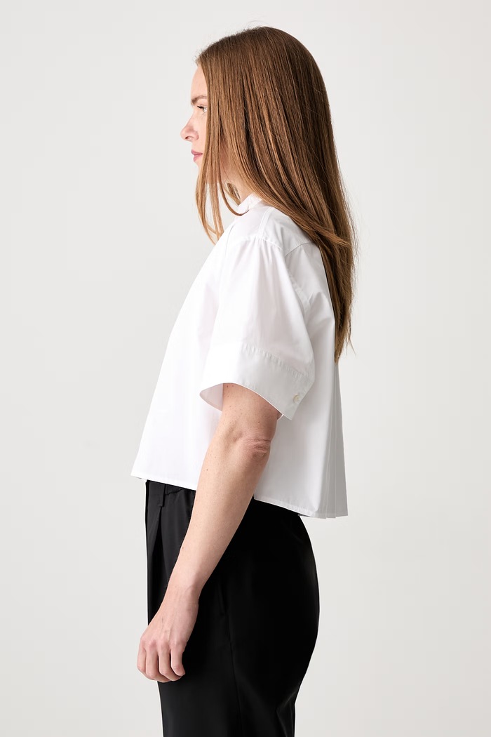 Kenzo Shirt SC women's cotton shirt FG52CH2819LF white SS26