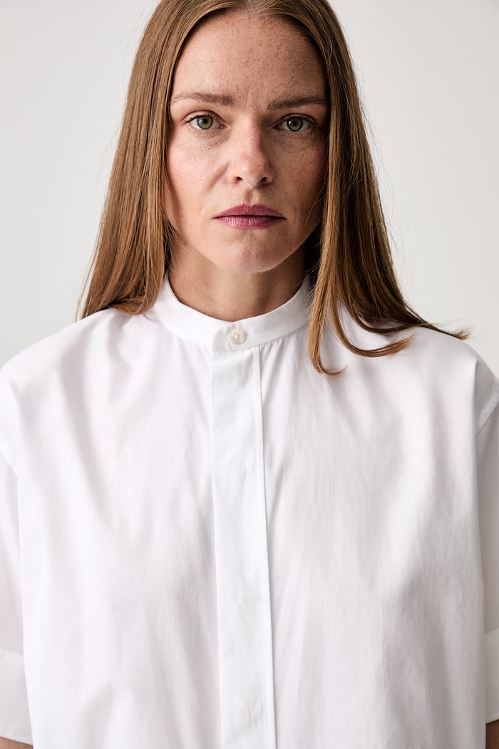 Kenzo Shirt SC women's cotton shirt white FG52CH2819LF