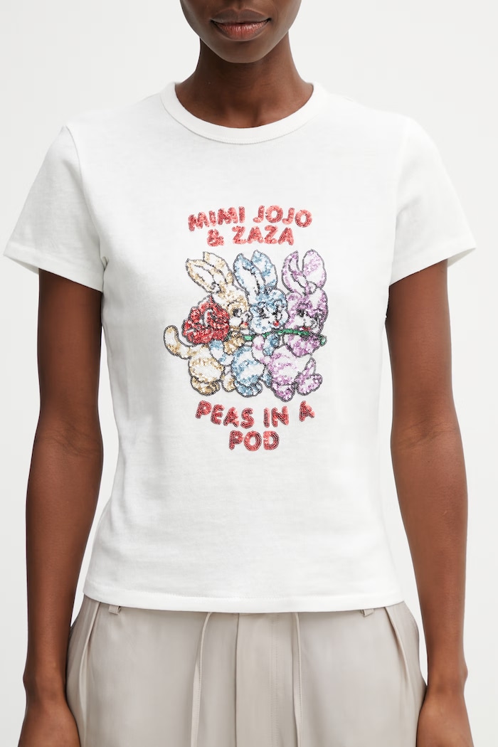 Kenzo T-Shirt cotton Women's white FG52TS0064SK