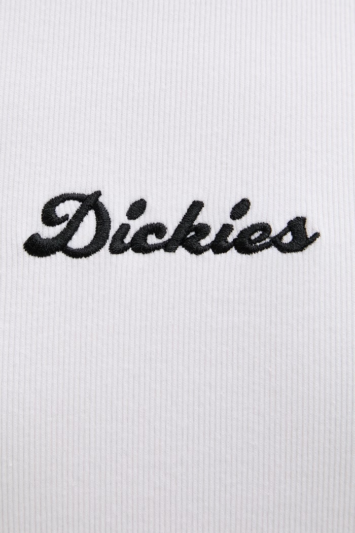 Dickies t-shirt da donna in cotone con elastan DK0A88JT0WH1 beige