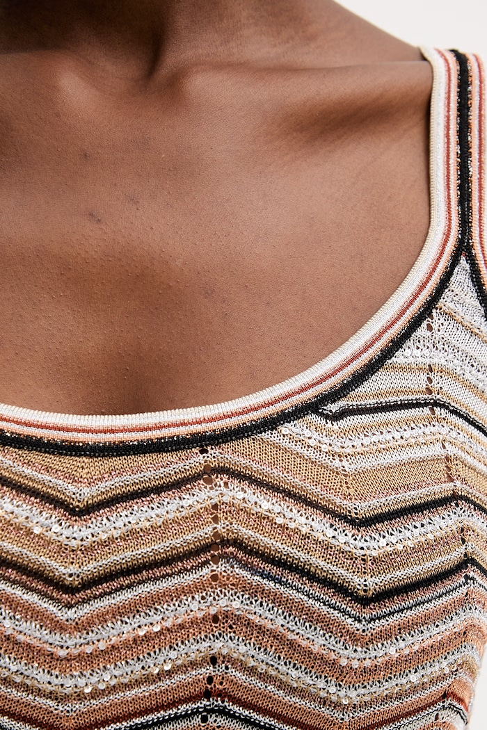 Top Missoni DS26SK0T.BK01H9 πορτοκαλί