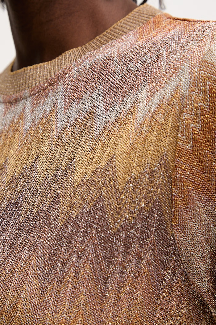 Μπλουζάκι Missoni DS26SL01.BR014S κίτρινο