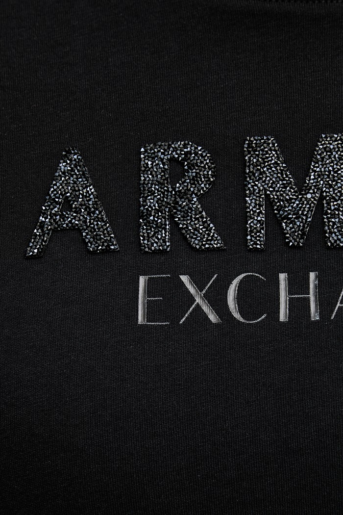 Armani Exchange t-shirt in cotone XW002106.AF10356 nero
