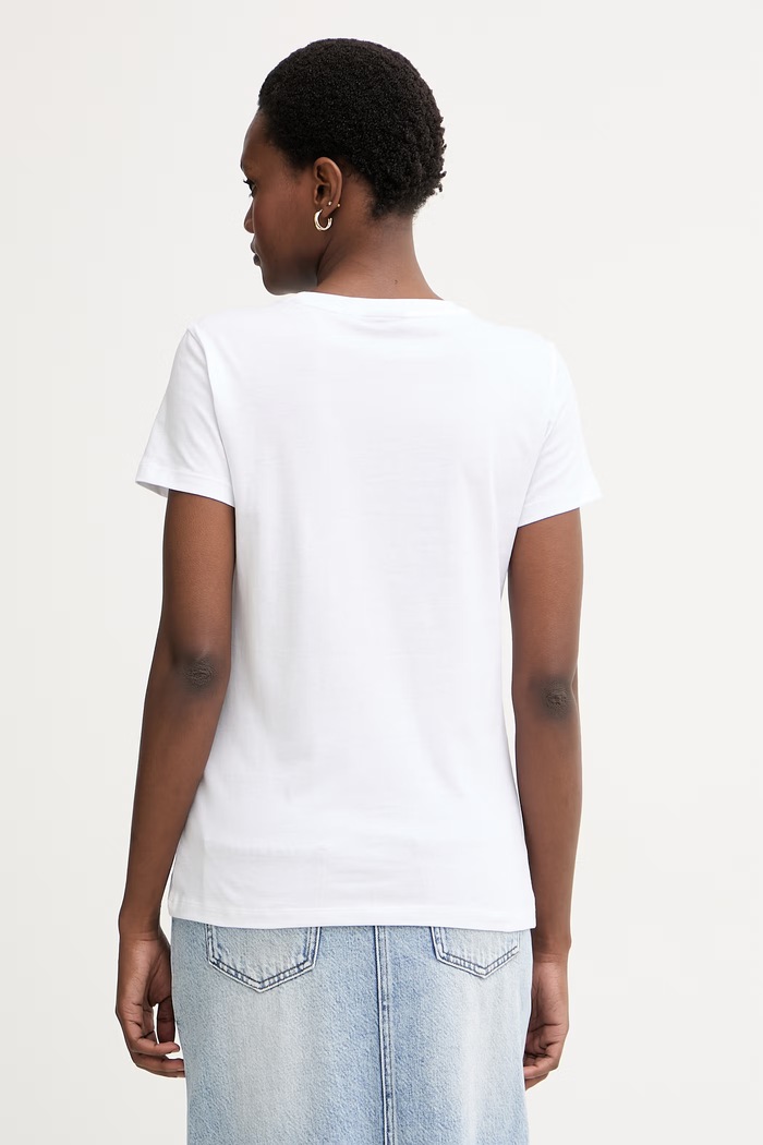 Дрехи Armani Exchange тениска дамска от памук XW002190.AF10356 бял
