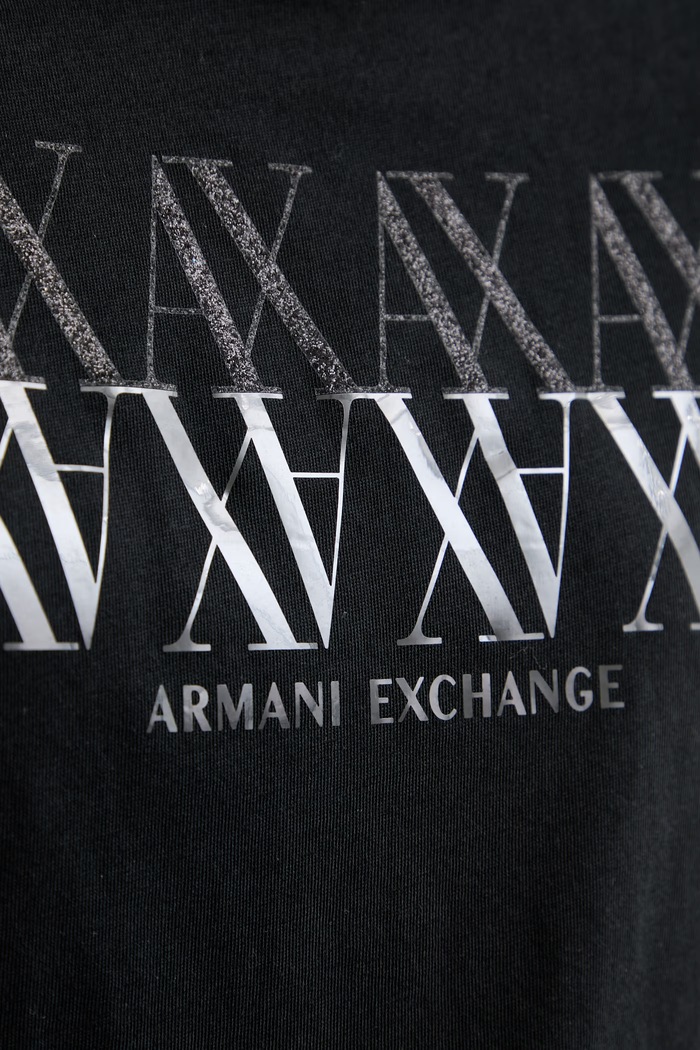 Armani Exchange tričko dámske bavlnené XW002290.AF17172 čierna