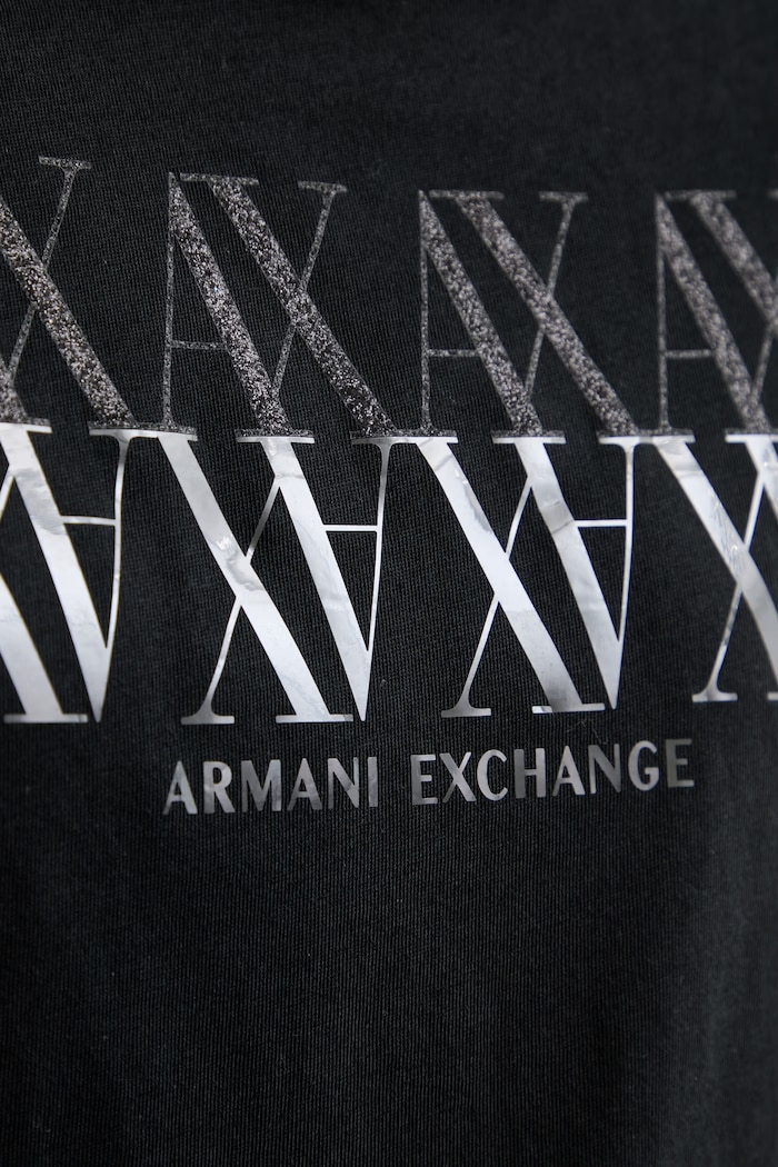 Armani Exchange tričko dámske bavlnené XW002290.AF17172 čierna