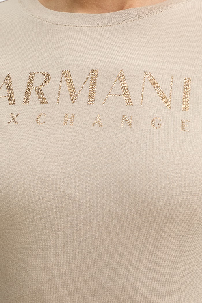 Armani Exchange t-shirt in cotone XW002294.AF17172 beige