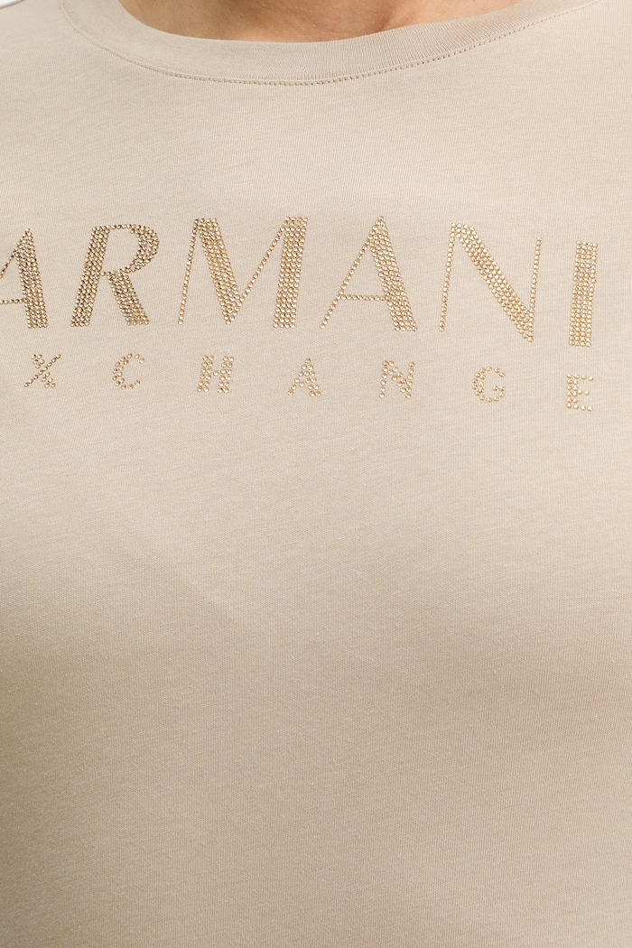Armani Exchange t-shirt in cotone XW002294.AF17172 beige