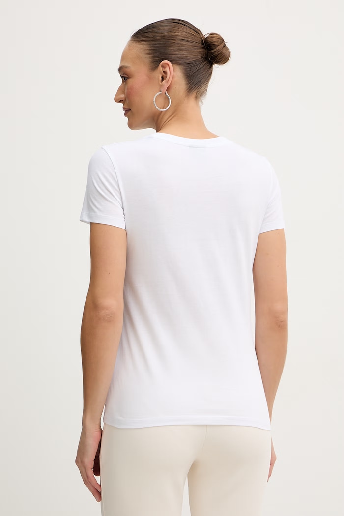 Abbigliamento Armani Exchange t-shirt in cotone XW002322.AF10356 bianco