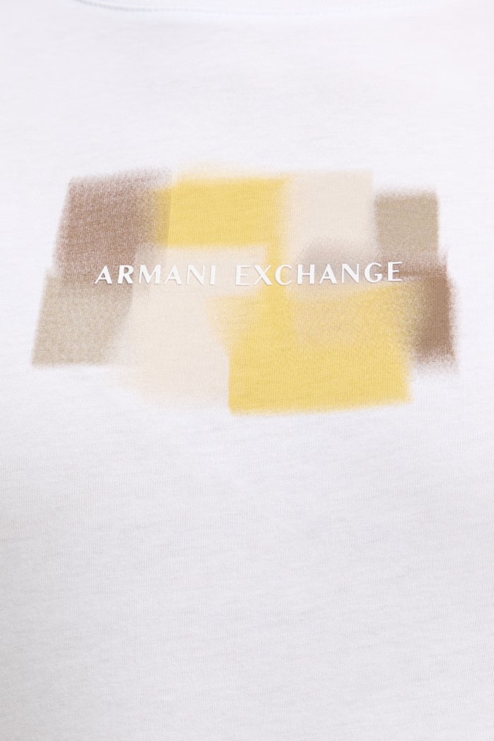 Armani Exchange t-shirt in cotone XW002322.AF10356 bianco