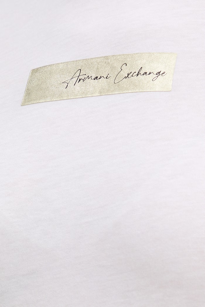 Armani Exchange t-shirt in cotone XW002327.AF10358 bianco