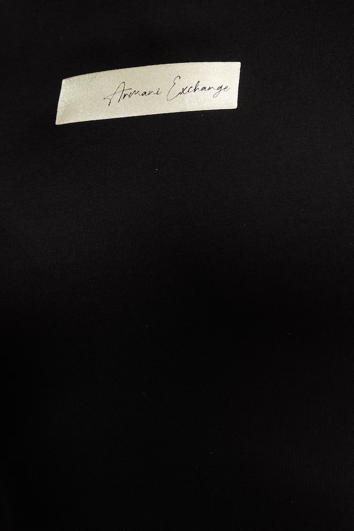 Armani Exchange t-shirt in cotone nero XW002327.AF10358