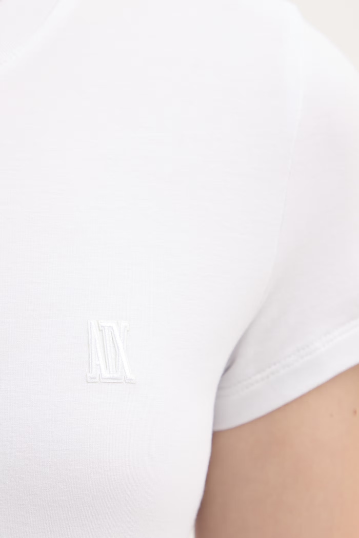 Armani Exchange tricou XW002333.AF16294 alb