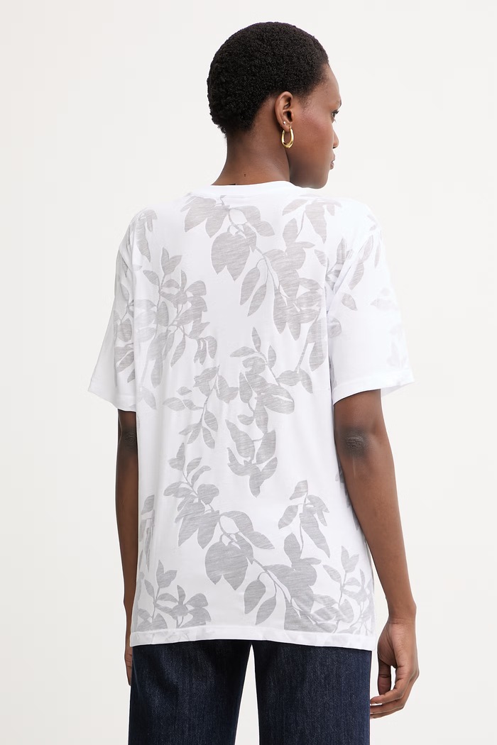 Odzież Armani Exchange T-shirt damski XW002339.AF10835 biały