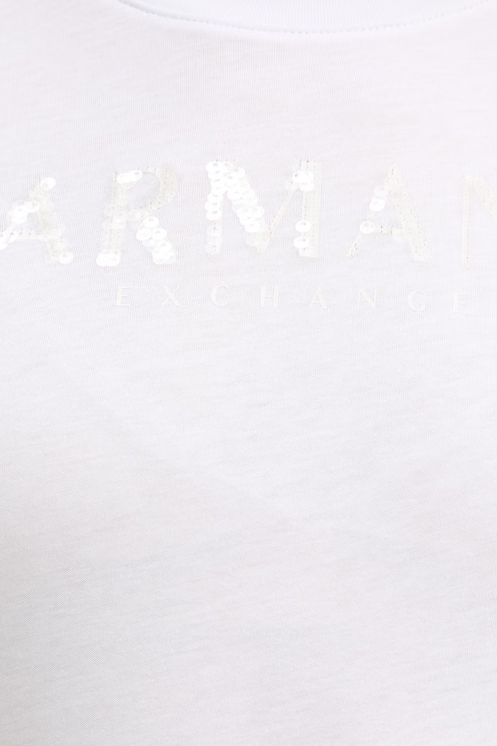 Armani Exchange t-shirt in cotone XW002340.AF10358 bianco