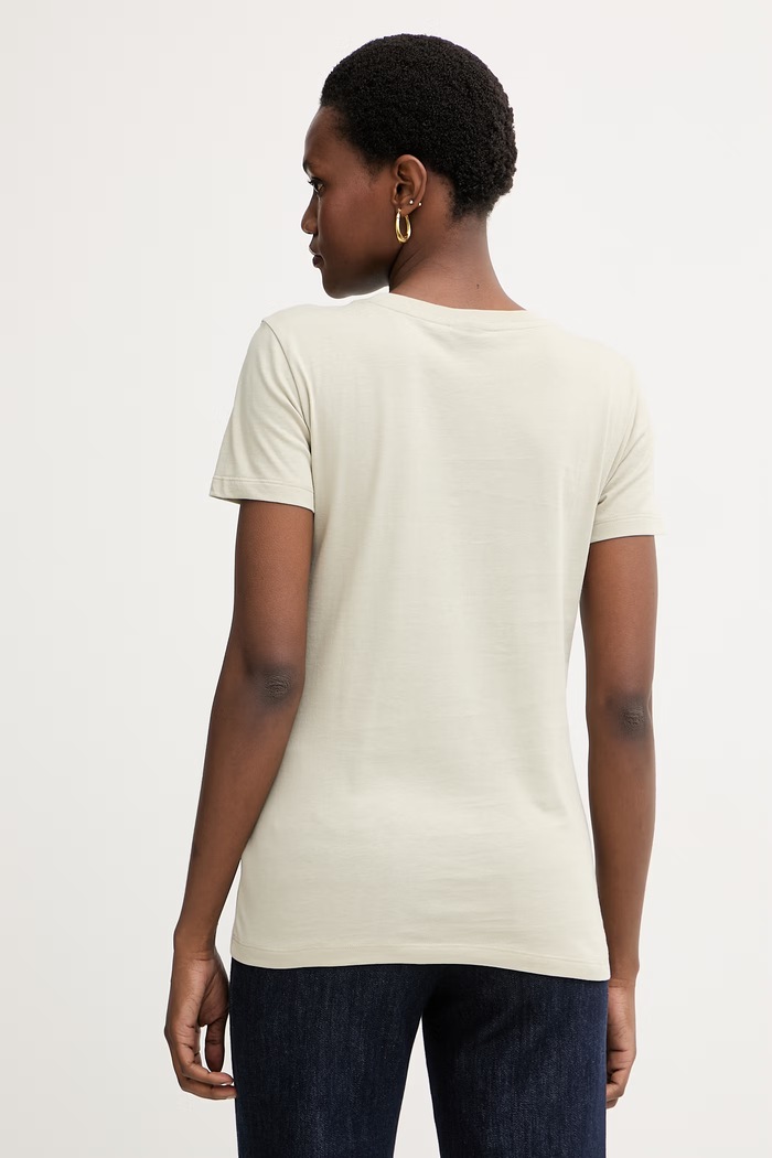 Îmbrăcăminte Armani Exchange tricou pentru femei, din bumbac XW002345.AF10356 verde