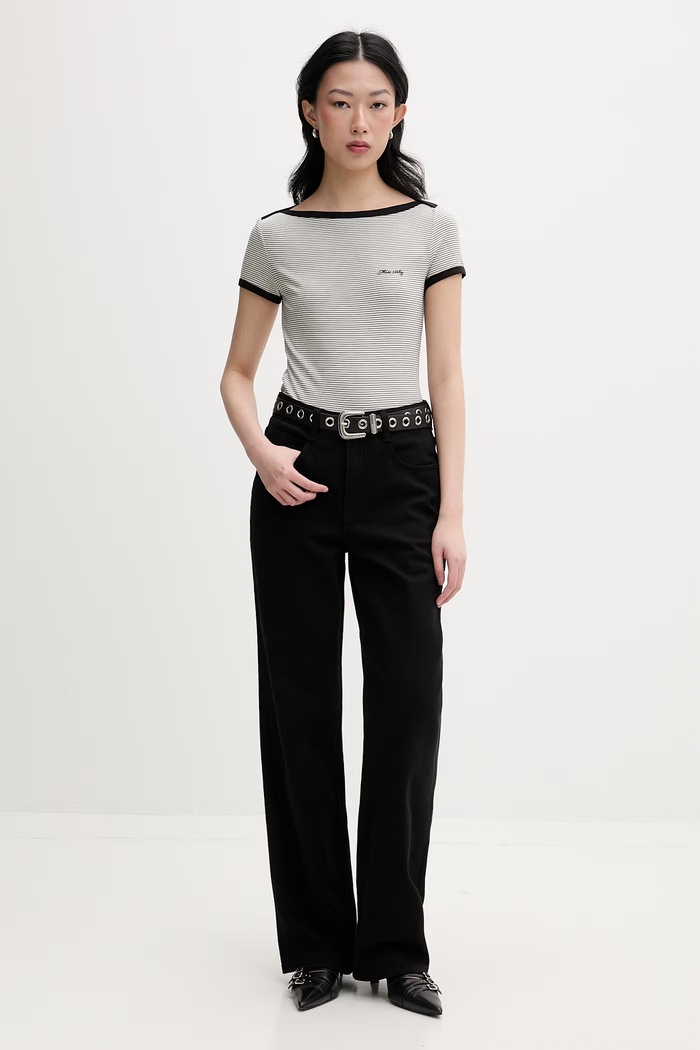 Miss Sixty tričko dámské z lyocellem 6M1SJ70410 černá SS26
