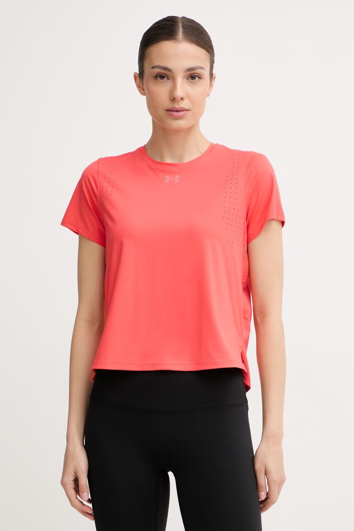 Under Armour тениска за трениране дамска Velociti оранжев 6009536