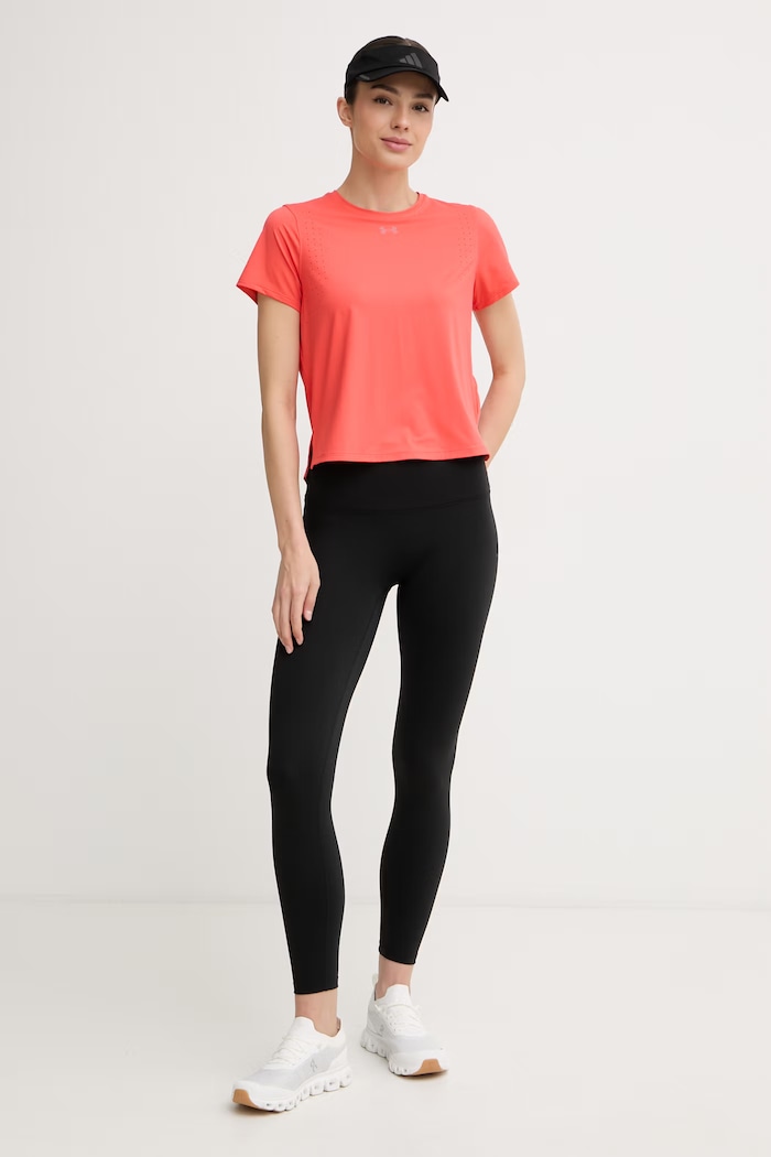 Under Armour тениска за трениране дамска Velociti 6009536 оранжев SS26