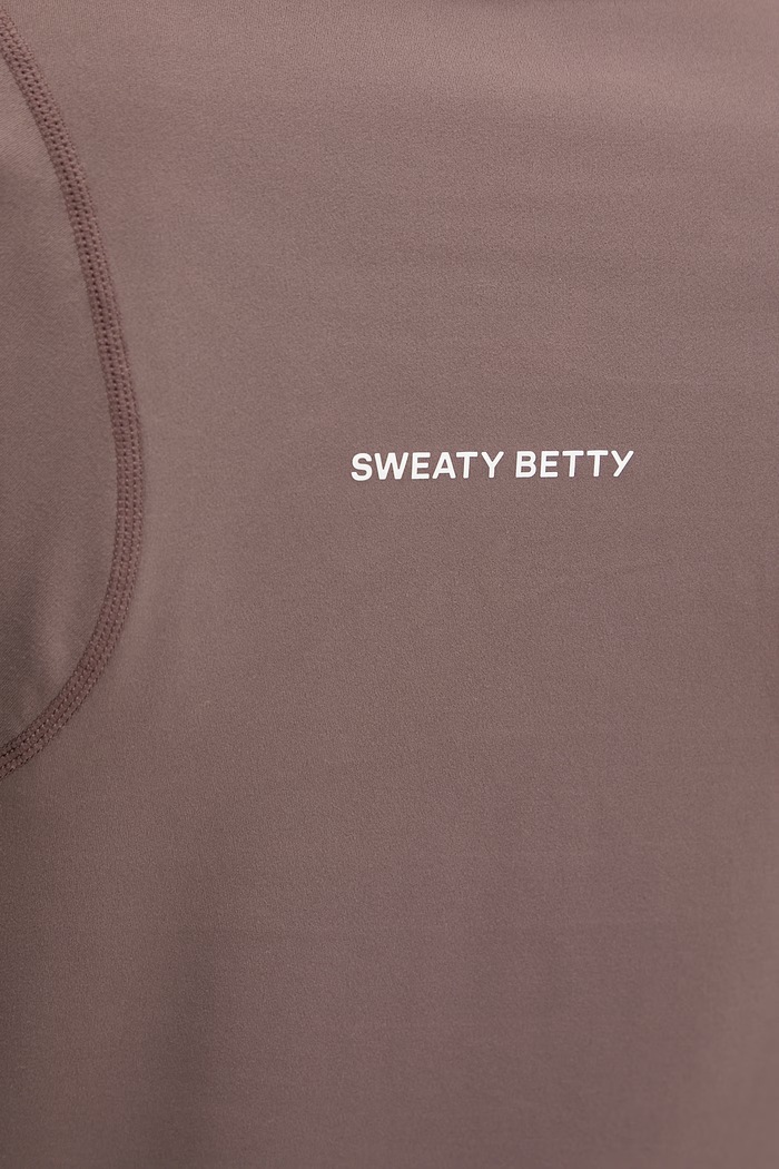 Sweaty Betty tréningové tričko dámske All Day SB10316 hnedá