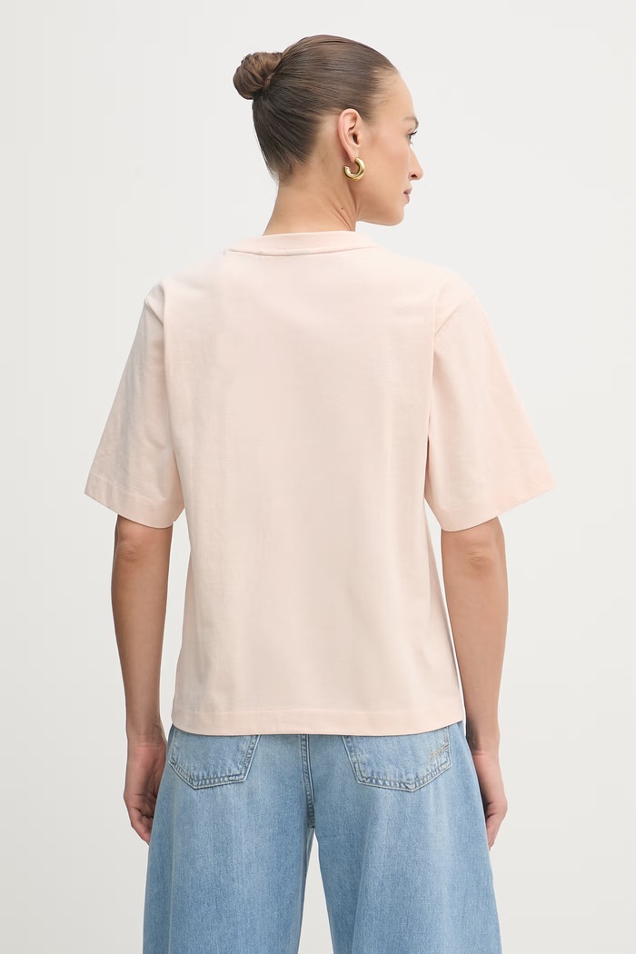 Îmbrăcăminte BOSS Orange tricou pentru femei, din bumbac C Eregular 6 50568699 portocaliu