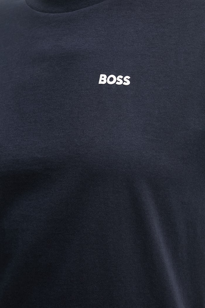 BOSS Orange tričko dámske bavlnené C Eregular 6 50568699 tmavomodrá