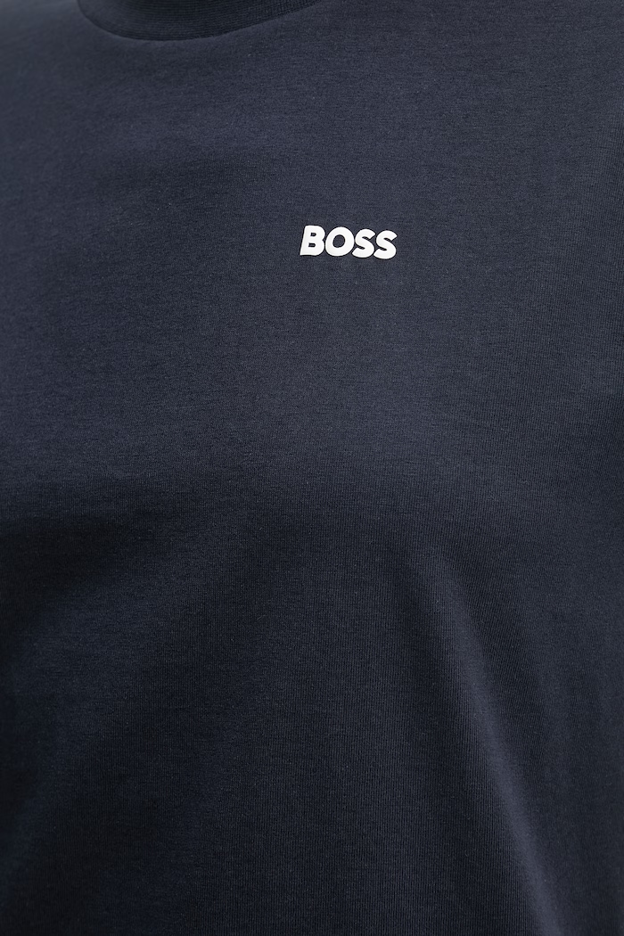 BOSS Orange tričko dámske bavlnené C Eregular 6 50568699 tmavomodrá