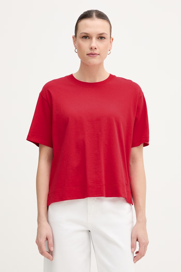 Joop! t-shirt γυναικείο βαμβακερό βαμβάκι κόκκινο 30102071