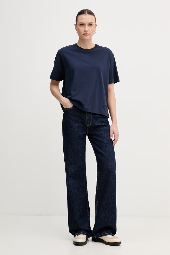 Joop! t-shirt Γυναικείο βαμβακερό 30102071 σκούρο μπλε SS26