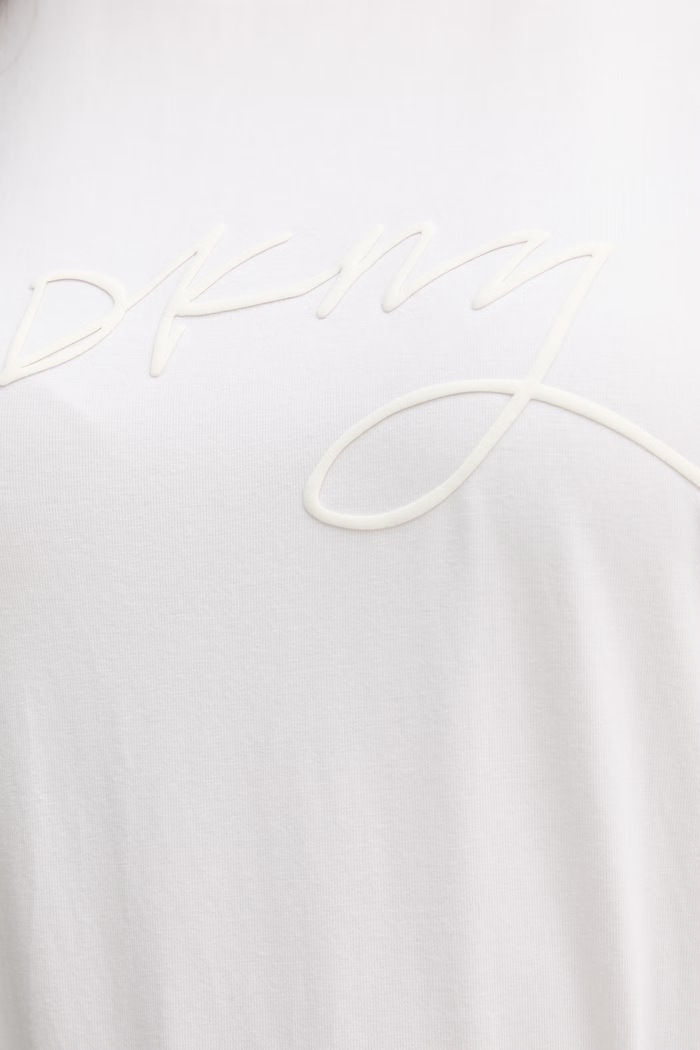 DKNY top dámsky s bavlnou P6BH0ENY biela