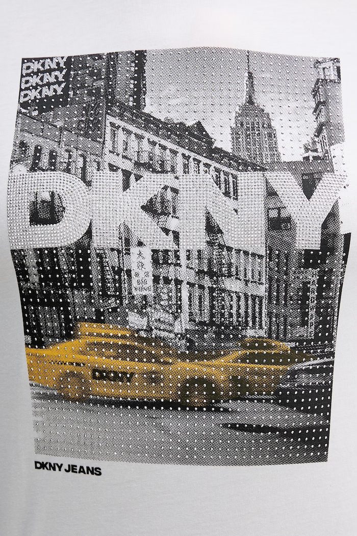 Dkny t-shirt DJ6T1748 biały