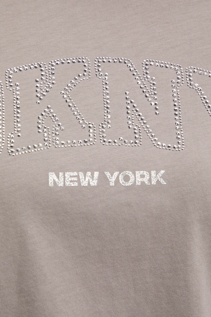 Dkny t-shirt bawełniany DP6T1664 szary