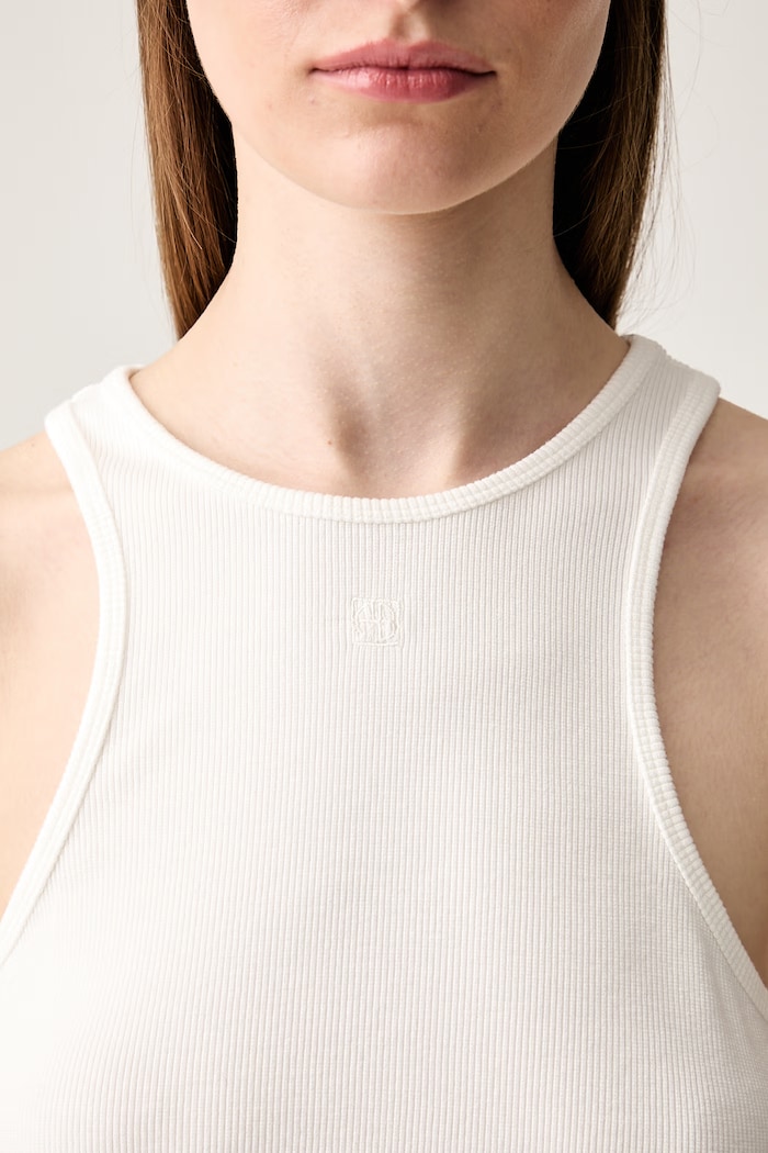 Anine Bing COLE TANK - CREAM Women's viscose top A.08.12206.IVY42 beige