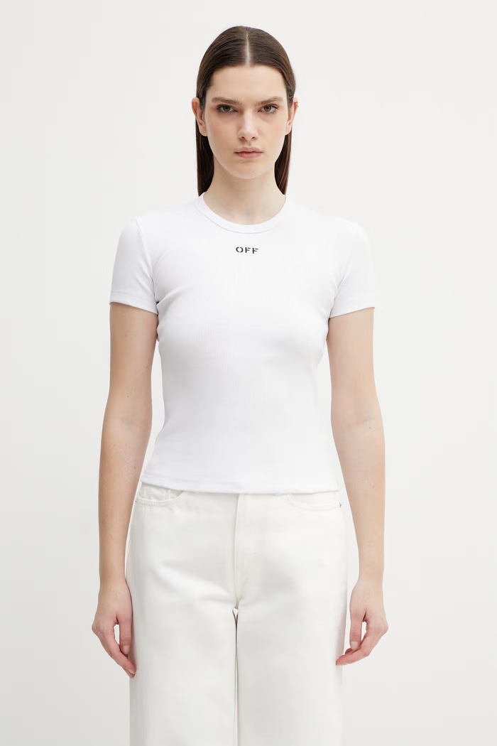 Off-White tricou Off Stamp uni alb 2AA065C99JER005