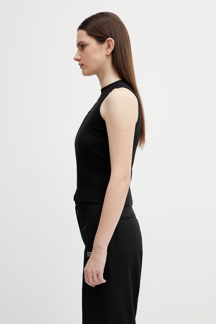 Off-White top Off Stamp 2AD236C99JER001 negru SS26