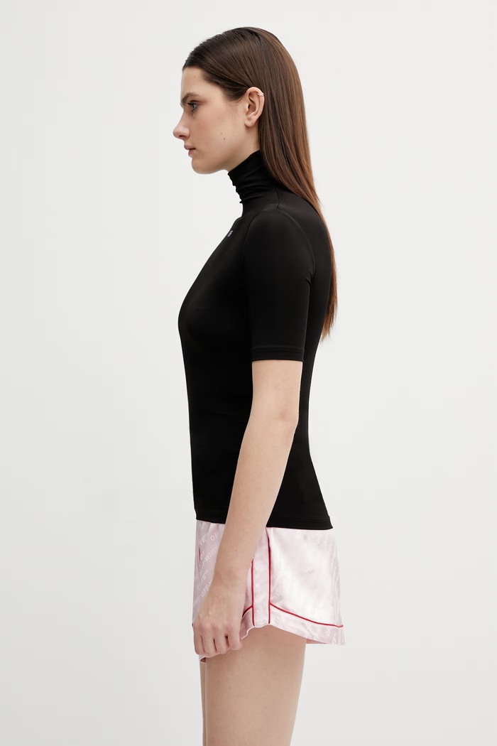Off-White bluză Off Stamp 2AD137C99JER003 negru SS26