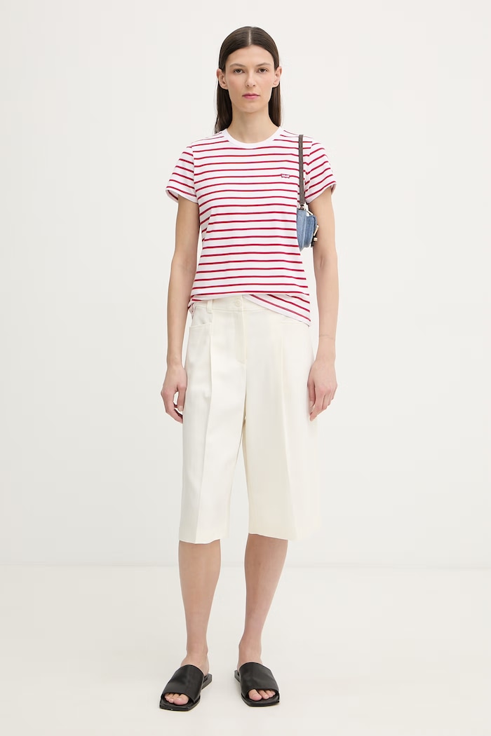 Levi's tricou basic perfect pentru femei, din bumbac 39185.0417 alb SS26