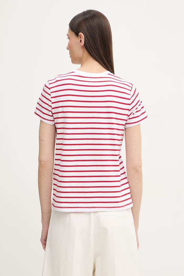 Îmbrăcăminte Levi's tricou basic perfect pentru femei, din bumbac 39185.0417 alb