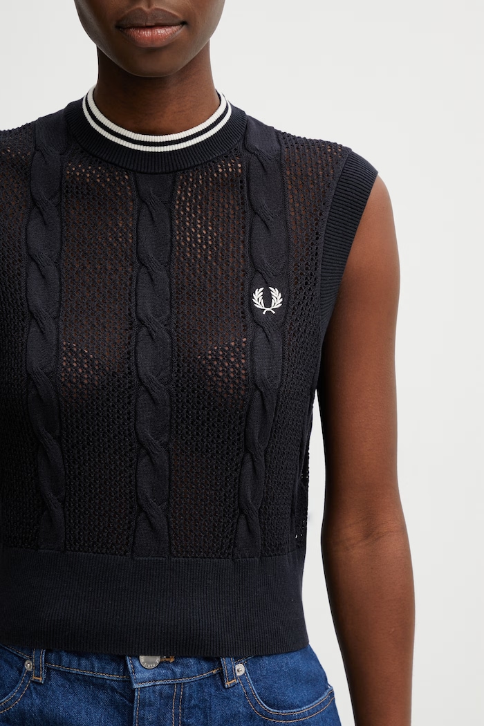 Halenka Fred Perry námořnická modř K2126