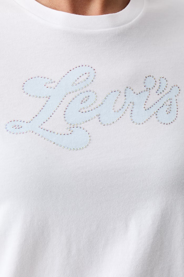 Levi's oversize tričko dámské bavlněné THE PERFECT TEE 17369.3355 bílá