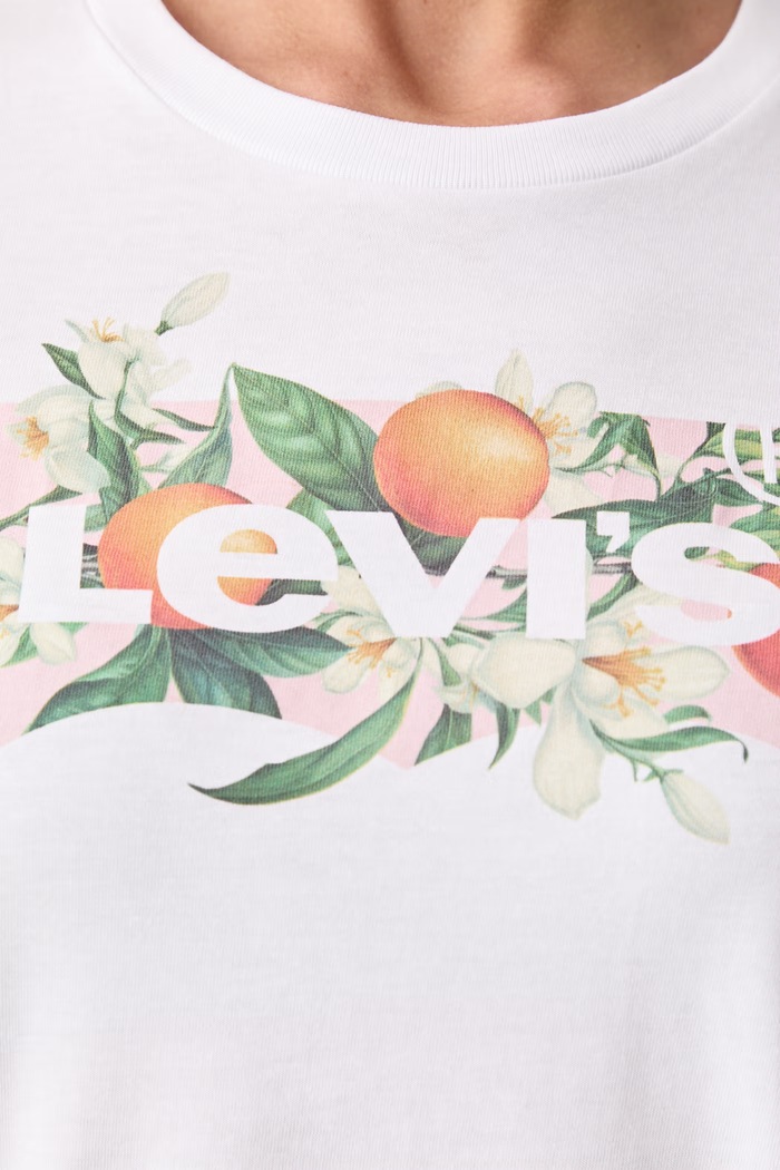 Levi's t-shirt γυναικείο βαμβακερό THE PERFECT TEE 17369.3395 λευκό