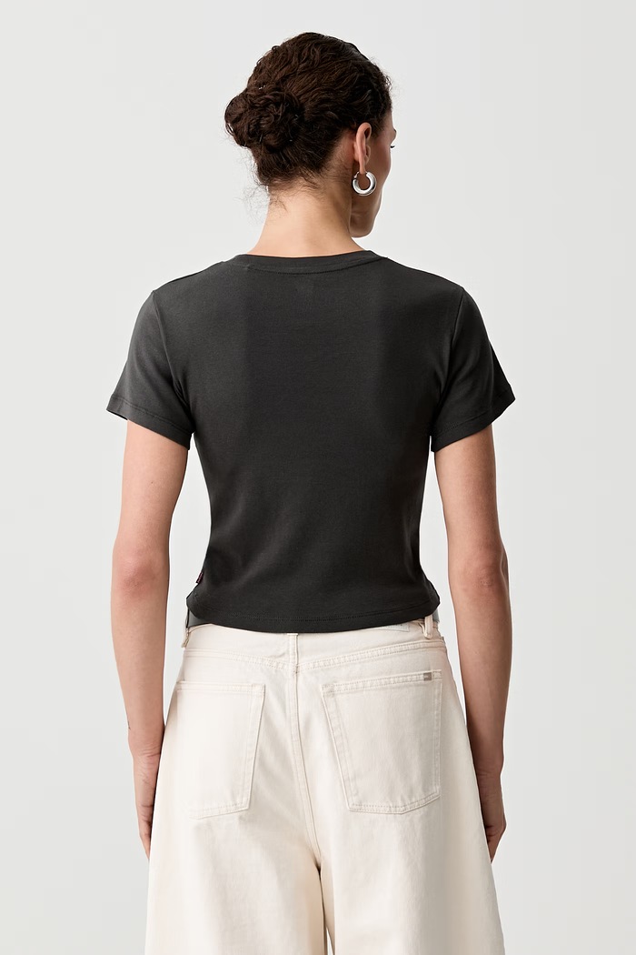 Oblečení Levi's tričko dámské bavlněné GR ESSENTIAL SPORTY A8798.0104 šedá