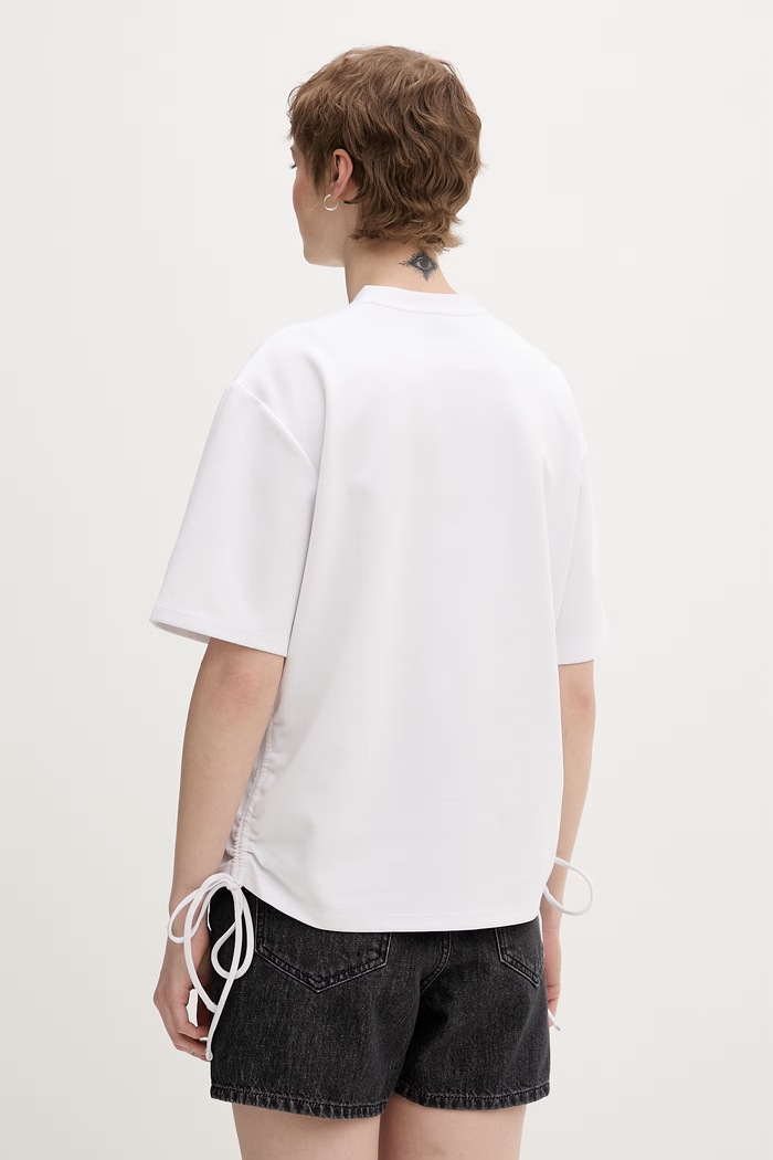 Oblečenie Karl Lagerfeld Jeans tričko dámske B2W17074 biela