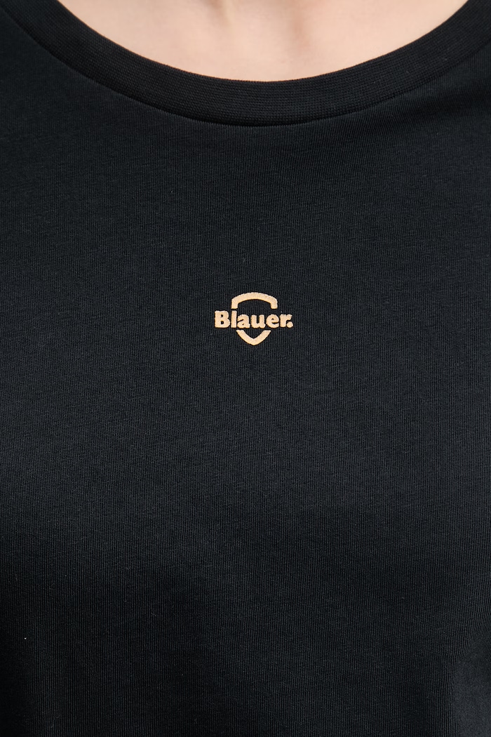 Blauer tricou pentru femei, din bumbac PUMPIES BLDH02211 negru