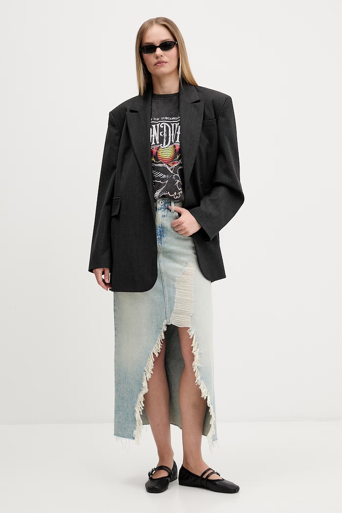 Von Dutch tricou pentru femei, din bumbac VD.2.TR.ROAD gri SS26