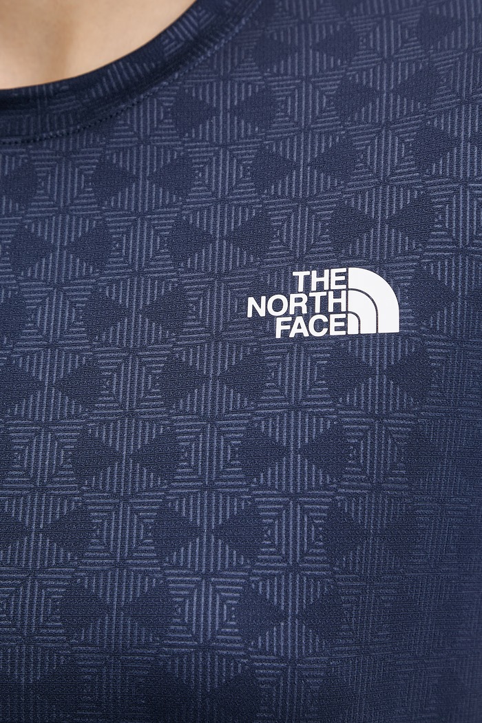 The North Face tréningové tričko dámske FLEX EMBOSSED NF0A8G8C8K21 tmavomodrá