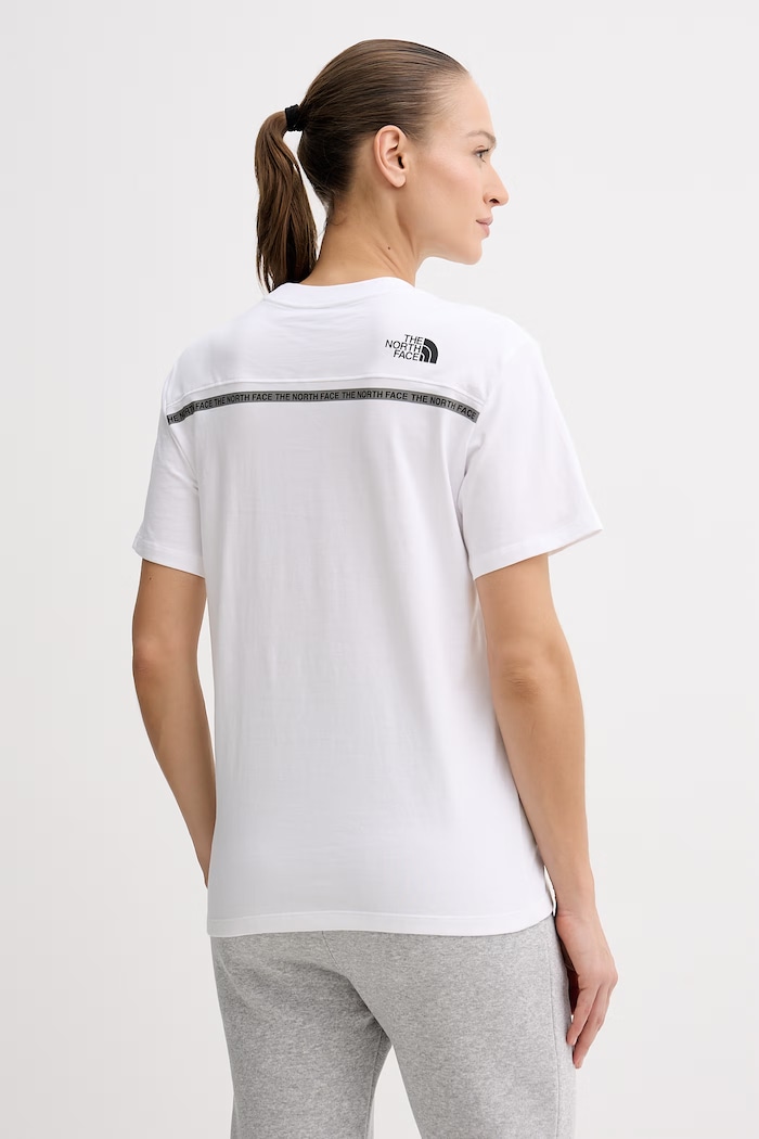 Ρούχα The North Face Τοπ t-shirt γυναικείο βαμβακερό ZUMU NF0A8GUSFN41 λευκό