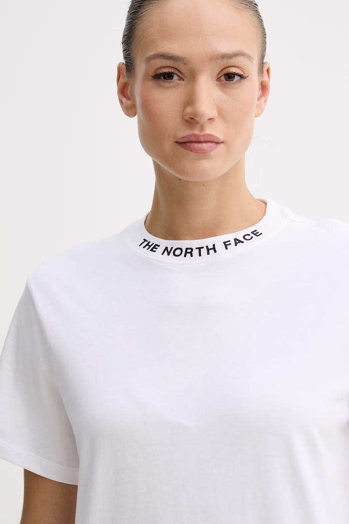 The North Face Τοπ t-shirt γυναικείο βαμβακερό ZUMU λευκό NF0A8GUSFN41