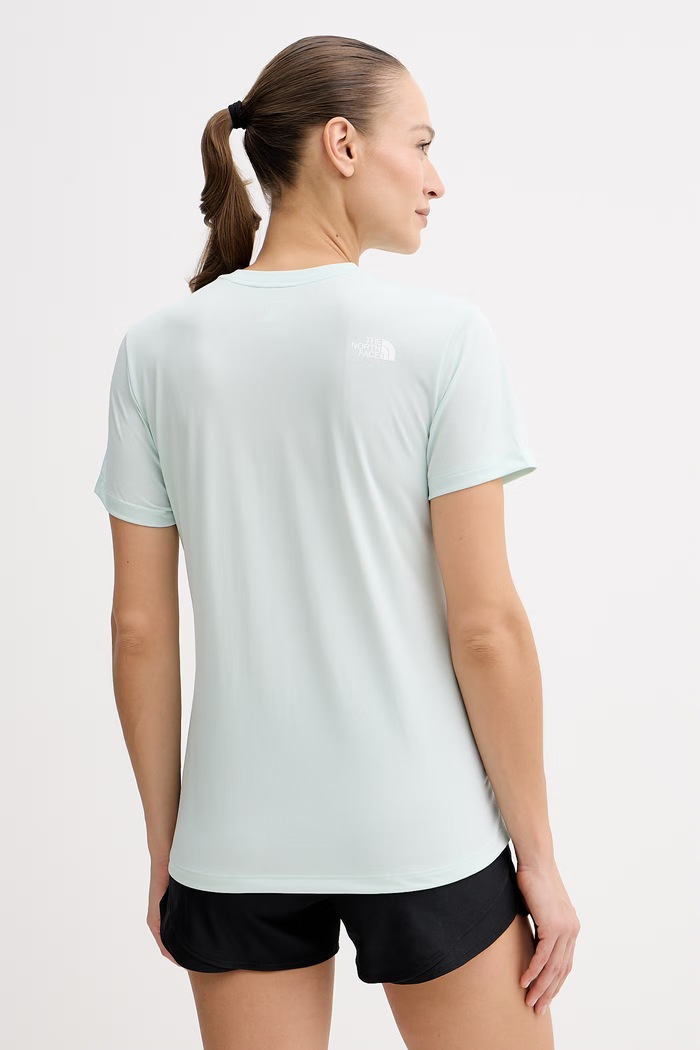 Дрехи The North Face тениска за трениране женска Flex NF0A8BRRG701 тюркоазен