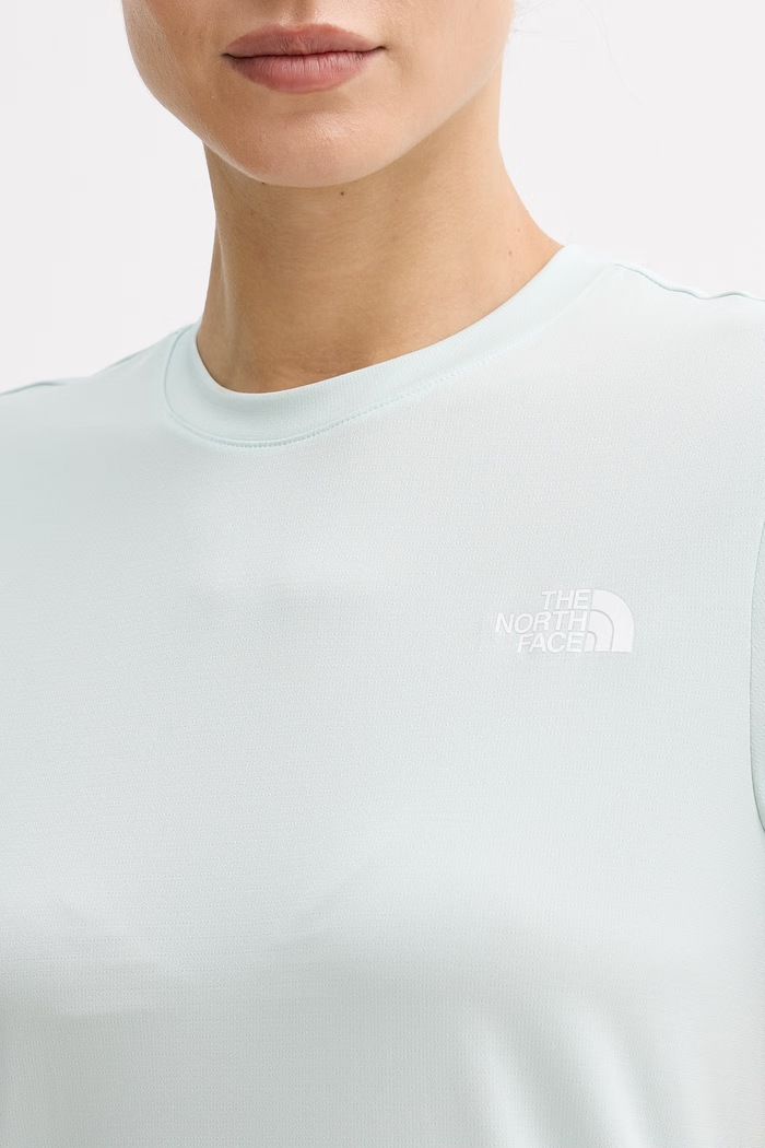 The North Face тениска за трениране женска Flex NF0A8BRRG701 тюркоазен